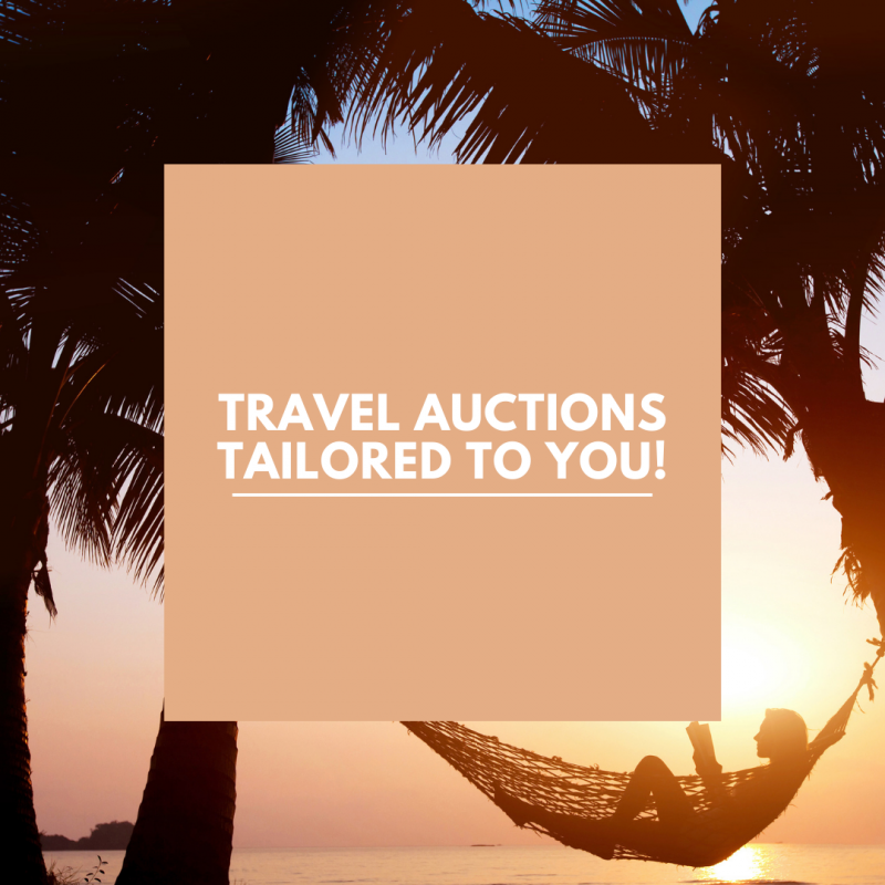 travel auctions ad